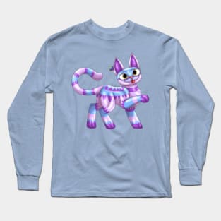 Kittyfloss: Purple Long Sleeve T-Shirt